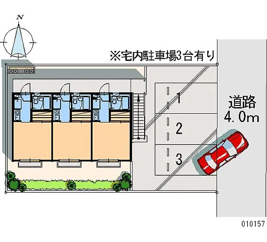 ★手数料０円★立川市柏町 月極駐車場